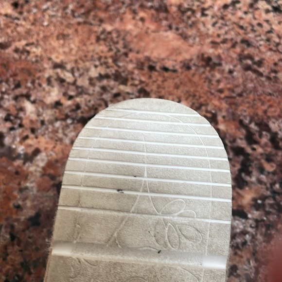 Bobs Memory Foam Stripe Skechers Flexapadrille Size 8 Gently Worn Like New - Picture 8 of 10